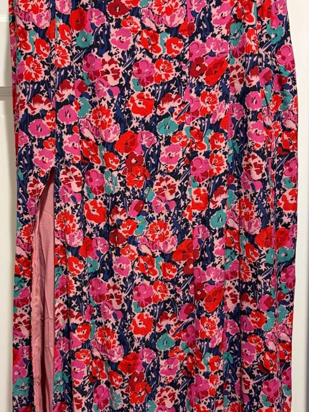 NWT Anthropologie Maeve floral skirt with side slit Size 2